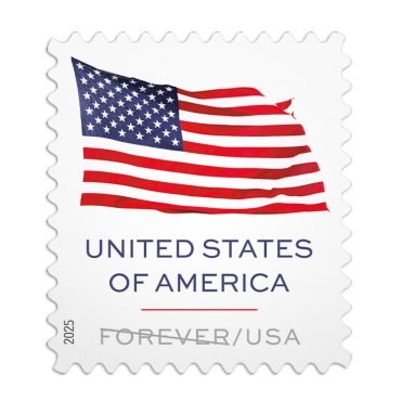 [ Rolls ] 2025 U.S. Flag Forever Stamp