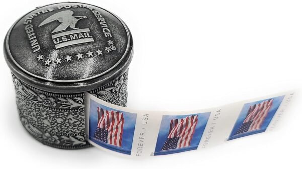 STAMP ROLL DISPENSER WITH TWO ROLL OF 200 FOREVER STAMPS