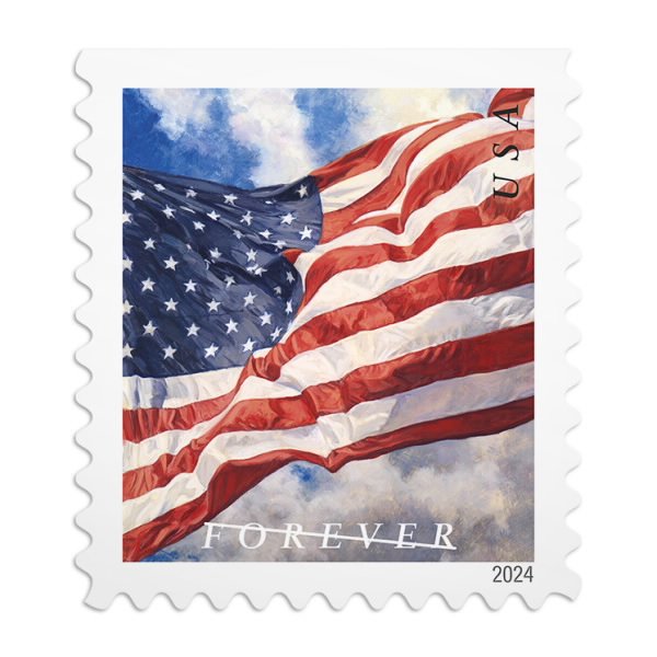 [ Rolls ] 2024 U.S. Flag Forever Stamp