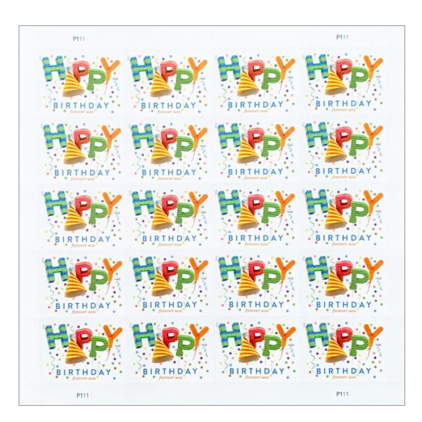 Happy Birthday Stamps 2021