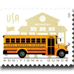 2023 Forever Additional Ounce School Bus (Sheet Stamp)