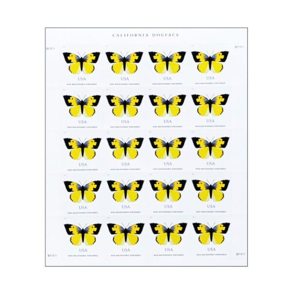 California Dogface Butterfly Stamp 2019