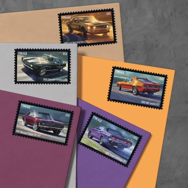 Pony Cars Stamps 2022
