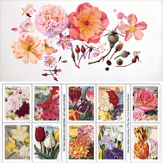 Botanical Art Stamps 2016