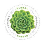 Global: Green Succulent Stamps 2017