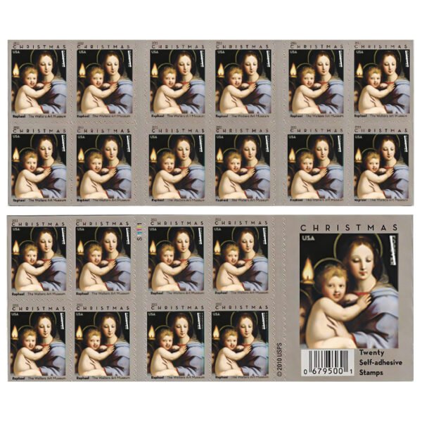 Madonna of the Candelabra by Raphael Stamps 2011