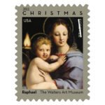 Madonna of the Candelabra by Raphael Stamps 2011
