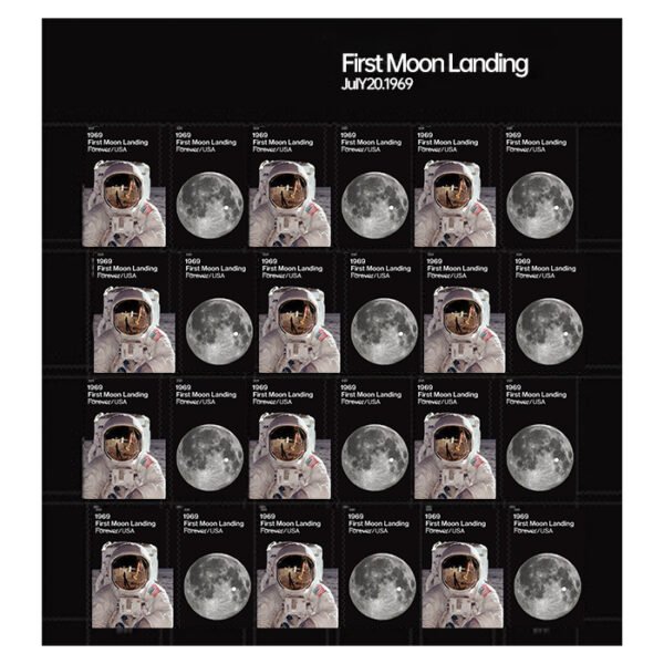 First Moon Landing Forever Stamps 2019