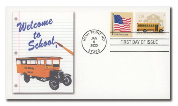 2023 Forever Additional Ounce School Bus (Sheet Stamp)