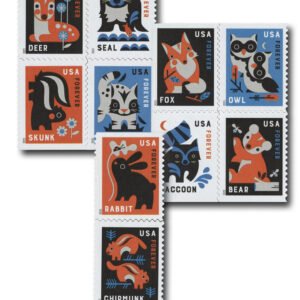 2025 Baby Wild Animals Forever Stamps