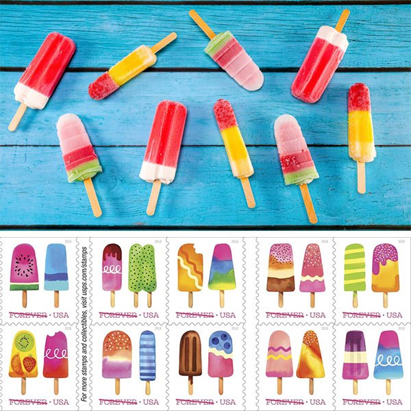 Frozen Treats Stamps 2018
