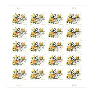 Love Flourishes Stamps 2018