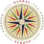 Usa 2025 Stamps Global Forever Compass Rose Sheet