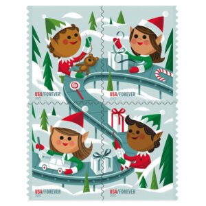 Holiday Elves Stamps 2022