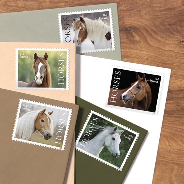 2024 Forever Stamps Imperforate Horses